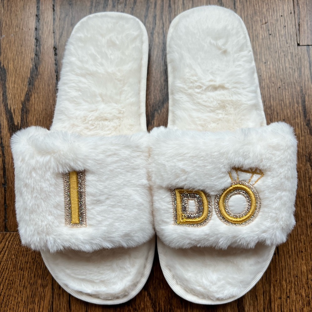 Bridal “I Do” Slippers